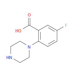 5-FLUORO-2-PIPERAZINOBENZOIC ACID