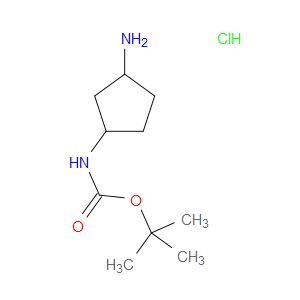 TERT-BUTYL (3-AMINOCYCLOPENTYL)CARBAMATE HYDROCHLORIDE - Click Image to Close