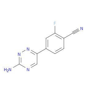 4-(3-AMINO-1,2,4-TRIAZIN-6-YL)-2-FLUOROBENZONITRILE - Click Image to Close