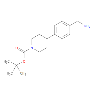 TERT-BUTYL 4-(4-(AMINOMETHYL)PHENYL)PIPERIDINE-1-CARBOXYLATE - Click Image to Close