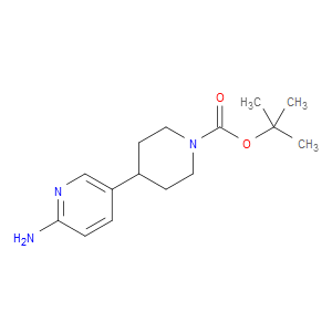 TERT-BUTYL 4-(6-AMINOPYRIDIN-3-YL)PIPERIDINE-1-CARBOXYLATE - Click Image to Close