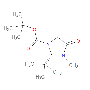 (S)-TERT-BUTYL 2-(TERT-BUTYL)-3-METHYL-4-OXOIMIDAZOLIDINE-1-CARBOXYLATE