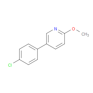 5-(4-CHLOROPHENYL)-2-METHOXYPYRIDINE
