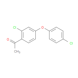 1-[2-CHLORO-4-(4-CHLOROPHENOXY)PHENYL]ETHAN-1-ONE