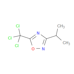 3-ISOPROPYL-5-(TRICHLOROMETHYL)-1,2,4-OXADIAZOLE - Click Image to Close