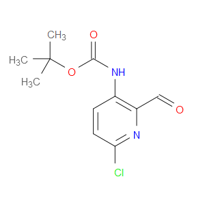TERT-BUTYL (6-CHLORO-2-FORMYLPYRIDIN-3-YL)CARBAMATE - Click Image to Close