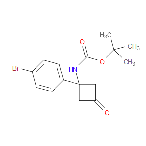 1-BOC-AMINO-1-(4-BROMOPHENYL)-3-OXOCYCLOBUTANE