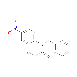 7-NITRO-4-(PYRIDIN-2-YLMETHYL)-2H-BENZO[B][1,4]OXAZIN-3(4H)-ONE