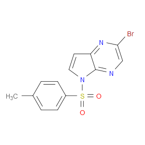 2-BROMO-5-TOSYL-5H-PYRROLO[2,3-B]PYRAZINE - Click Image to Close
