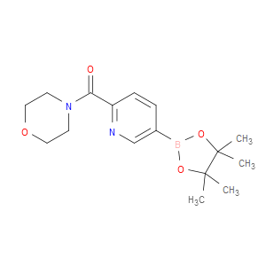 MORPHOLINO(5-(4,4,5,5-TETRAMETHYL-1,3,2-DIOXABOROLAN-2-YL)PYRIDIN-2-YL)METHANONE - Click Image to Close