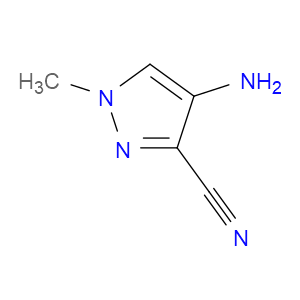 4-AMINO-1-METHYL-1H-PYRAZOLE-3-CARBONITRILE - Click Image to Close
