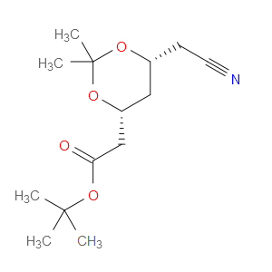 (4R,6R)-TERT-BUTYL-6-CYANOMETHYL-2,2-DIMETHYL-1,3-DIOXANE-4-ACETATE