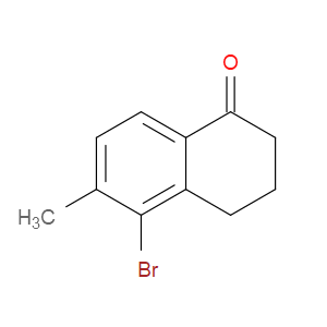 5-BROMO-6-METHYL-1,2,3,4-TETRAHYDRONAPHTHALEN-1-ONE - Click Image to Close