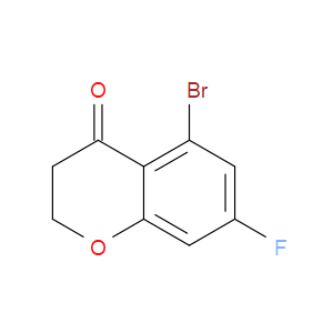 5-BROMO-7-FLUOROCHROMAN-4-ONE - Click Image to Close