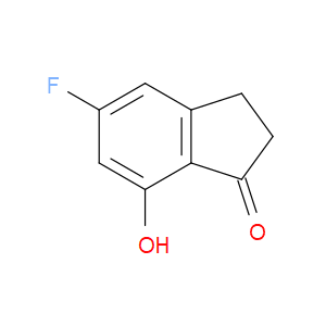 5-FLUORO-7-HYDROXY-2,3-DIHYDRO-1H-INDEN-1-ONE - Click Image to Close