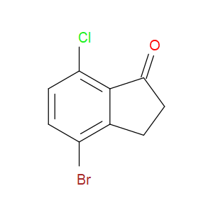 4-BROMO-7-CHLORO-2,3-DIHYDRO-1H-INDEN-1-ONE - Click Image to Close