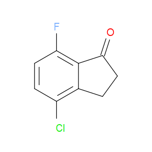 4-CHLORO-7-FLUORO-2,3-DIHYDRO-1H-INDEN-1-ONE - Click Image to Close