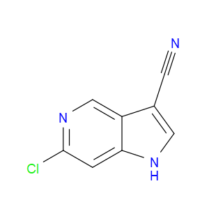 6-CHLORO-1H-PYRROLO[3,2-C]PYRIDINE-3-CARBONITRILE