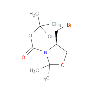 TERT-BUTYL (4R)-4-(BROMOMETHYL)-2,2-DIMETHYL-1,3-OXAZOLIDINE-3-CARBOXYLATE