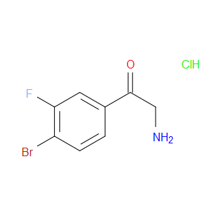 2-AMINO-1-(4-BROMO-3-FLUOROPHENYL)ETHANONE HYDROCHLORIDE