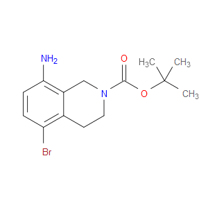 2-BOC-5-BROMO-1,2,3,4-TETRAHYDROISOQUINOLIN-8-AMINE - Click Image to Close