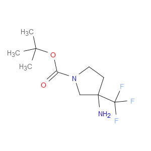 TERT-BUTYL 3-AMINO-3-(TRIFLUOROMETHYL)PYRROLIDINE-1-CARBOXYLATE - Click Image to Close