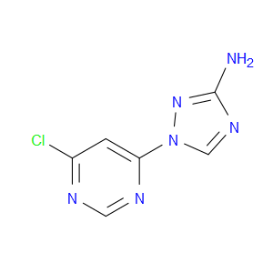 1-(6-CHLOROPYRIMIDIN-4-YL)-1H-1,2,4-TRIAZOL-3-AMINE