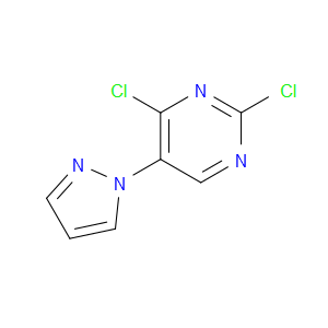 2,4-DICHLORO-5-(1H-PYRAZOL-1-YL)PYRIMIDINE