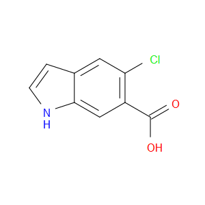 5-CHLORO-1H-INDOLE-6-CARBOXYLIC ACID - Click Image to Close