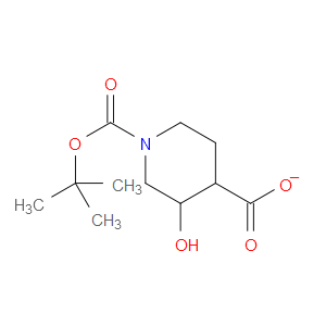 1-(TERT-BUTOXYCARBONYL)-3-HYDROXYPIPERIDINE-4-CARBOXYLIC ACID