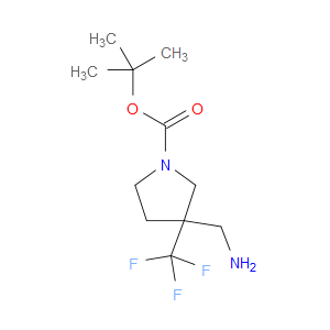 3-AMINOMETHYL-3-TRIFLUOROMETHYL-PYRROLIDINE-1-CARBOXYLIC ACID TERT-BUTYL ESTER - Click Image to Close