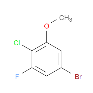 5-BROMO-2-CHLORO-1-FLUORO-3-METHOXYBENZENE