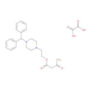 2-(4-DIPHENYLMETHYL-1-PIPERAZINYL)ETHYL ACETOACETATE OXALATE - Click Image to Close