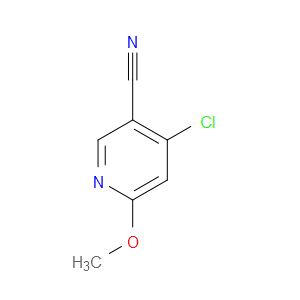 4-CHLORO-6-METHOXYPYRIDINE-3-CARBONITRILE