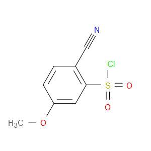 2-CYANO-5-METHOXYBENZENE-1-SULFONYL CHLORIDE
