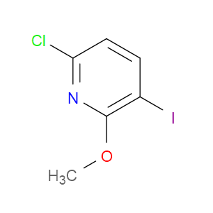 6-CHLORO-3-IODO-2-METHOXYPYRIDINE - Click Image to Close