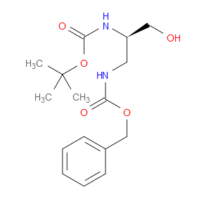 (R)-BENZYL TERT-BUTYL (3-HYDROXYPROPANE-1,2-DIYL)DICARBAMATE - Click Image to Close