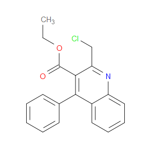 ETHYL 2-(CHLOROMETHYL)-4-PHENYLQUINOLINE-3-CARBOXYLATE HYDROCHLORIDE - Click Image to Close
