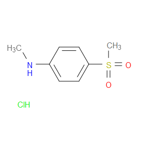 N-METHYL-4-(METHYLSULFONYL)ANILINE HYDROCHLORIDE