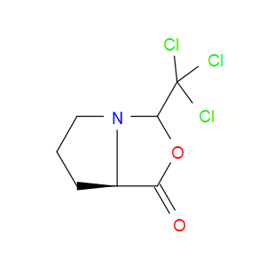 (7AR)-3-(TRICHLOROMETHYL)TETRAHYDROPYRROLO[1,2-C]OXAZOL-1(3H)-ONE