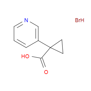 1-(PYRIDIN-3-YL)CYCLOPROPANECARBOXYLIC ACID HYDROBROMIDE