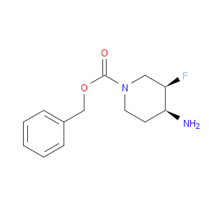 CIS-1-CBZ-4-AMINO-3-FLUOROPIPERIDINE