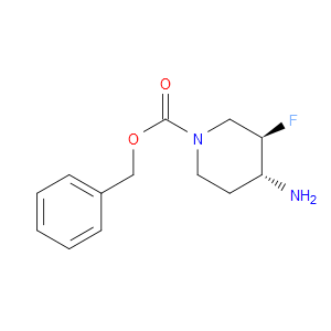 TRANS-1-CBZ-4-AMINO-3-FLUOROPIPERIDINE