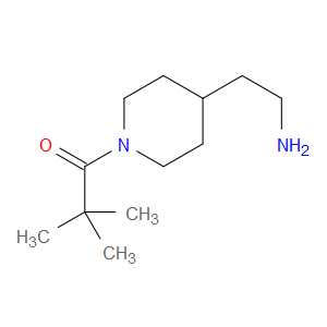 1-[4-(2-AMINOETHYL)PIPERIDIN-1-YL]-2,2-DIMETHYLPROPAN-1-ONE - Click Image to Close