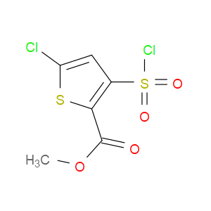 METHYL 5-CHLORO-3-(CHLOROSULFONYL)THIOPHENE-2-CARBOXYLATE