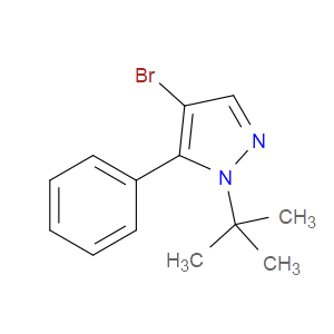 4-BROMO-1-(TERT-BUTYL)-5-PHENYL-1H-PYRAZOLE