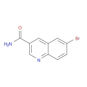 6-BROMOQUINOLINE-3-CARBOXAMIDE