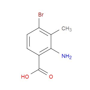 2-AMINO-4-BROMO-3-METHYLBENZOIC ACID