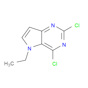 2,4-DICHLORO-5-ETHYL-5H-PYRROLO[3,2-D]PYRIMIDINE