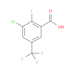 3-CHLORO-2-FLUORO-5-(TRIFLUOROMETHYL)BENZOIC ACID - Click Image to Close